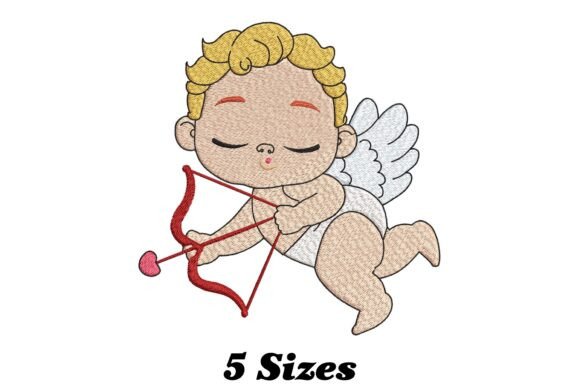 Cute Baby Cupid Embroidery Review for Apparel