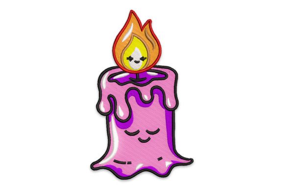 Cute Candle Embroidery Review for Small Business Merch