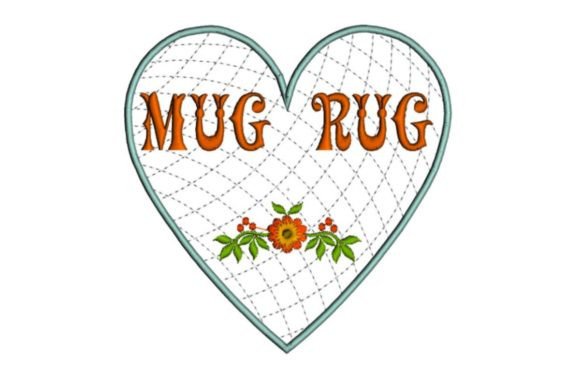 Heart Floral Mug Rug: A Designer’s Review