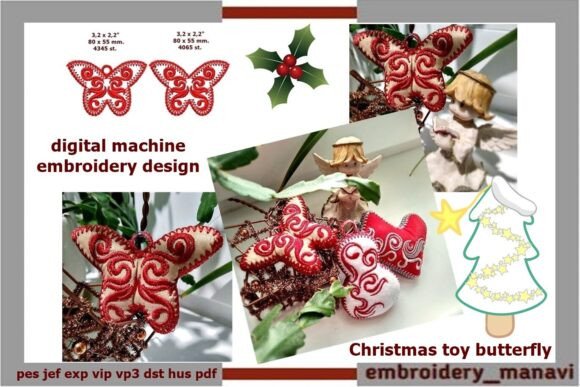In the Hoop Christmas Toy Butterfly Review